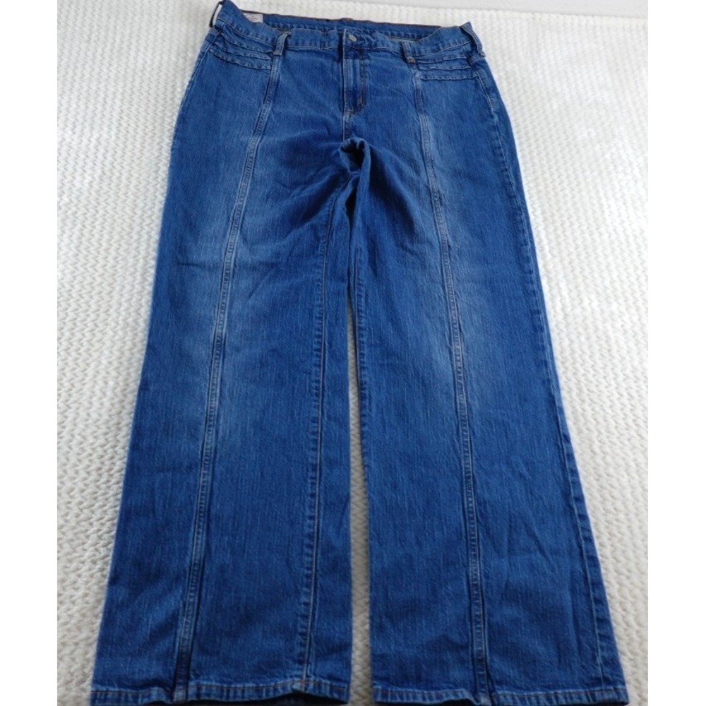GAP Denim Vintage Flare High Rise Jeans Women 33 Blue Comfort Casual